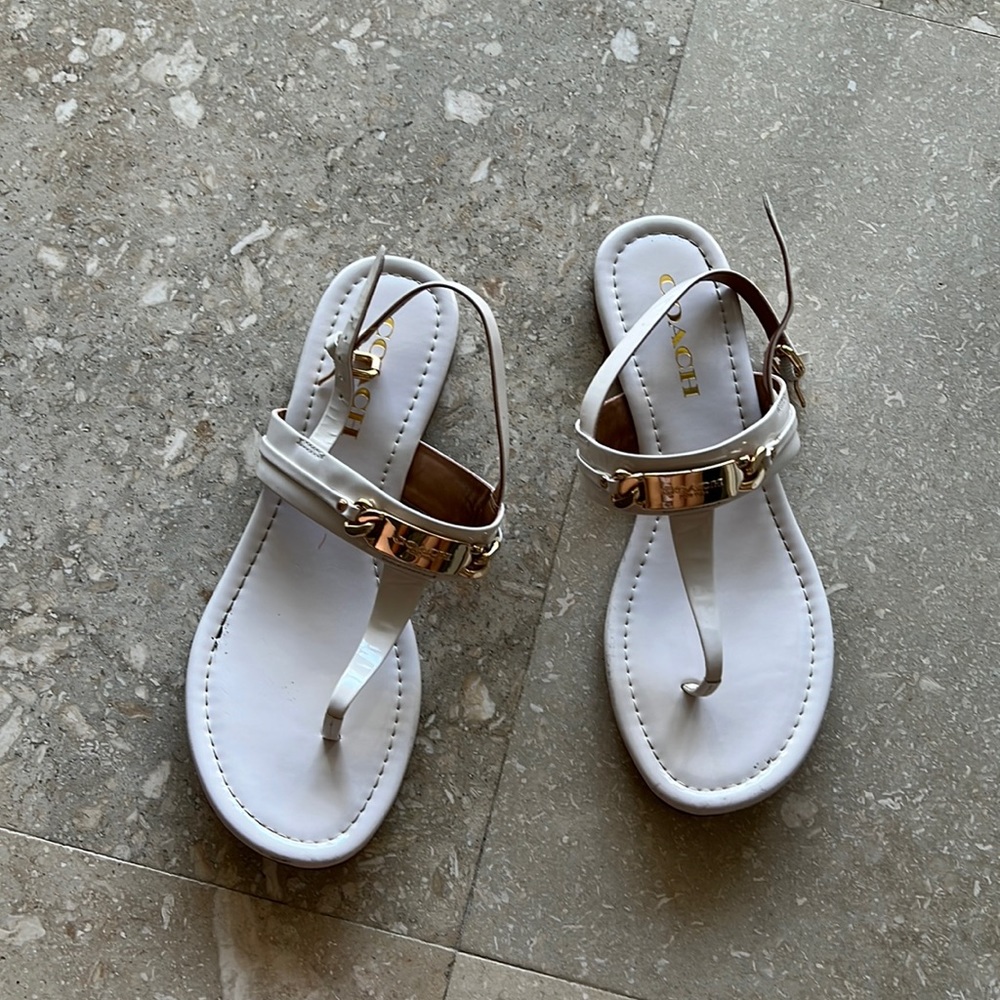 Flats sandals coach